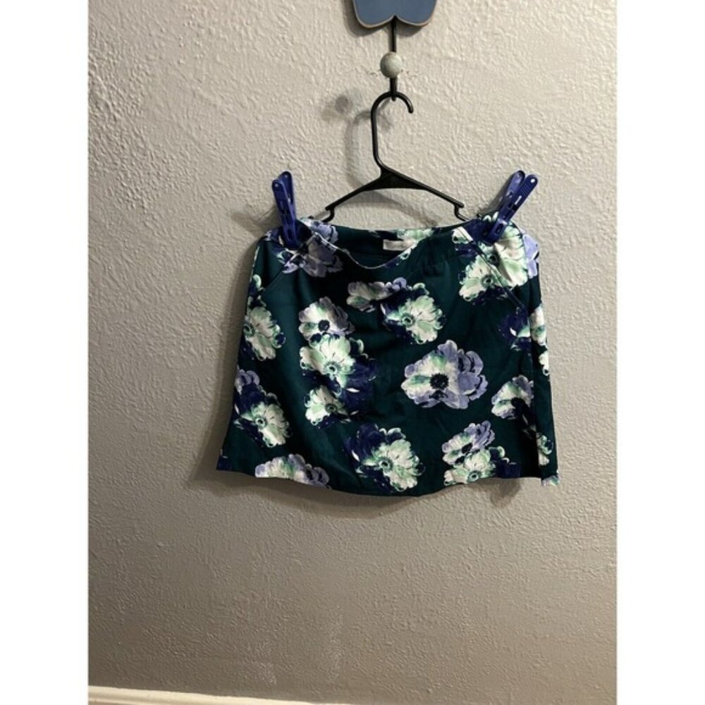 Lady Hagen Green Floral Golf Skorts Size 8 Womens Pockets